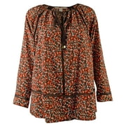 Women's Peasant Blouse Top-P-XS