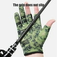 thumbnail image 5 of Fishing Gloves Half Finger Camouflage | Non Slip Silicone Grip | Breathable Sun Protection | Outdoor Cycling Tying Lures | Polyester | 1 Pair | 19.8x10cm | Summer Use, 5 of 6