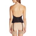 thumbnail image 4 of Va Bien Bustier Bas en Satin pour Femmes, Noir, 32D, 4 of 4