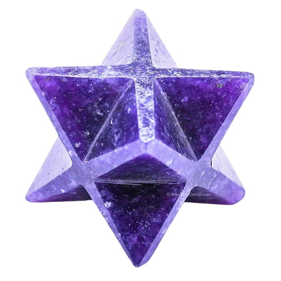 Lepidolite Crystal Merkaba Star (0.75" Inches)