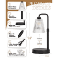thumbnail image 6 of Funistree Candle Warmer Lamp with Timer and Dimmer, Adjustable Height Candle Warmer with 2*50W Bulbs, Gifts Candle Lamp Home Decor, 6 of 7