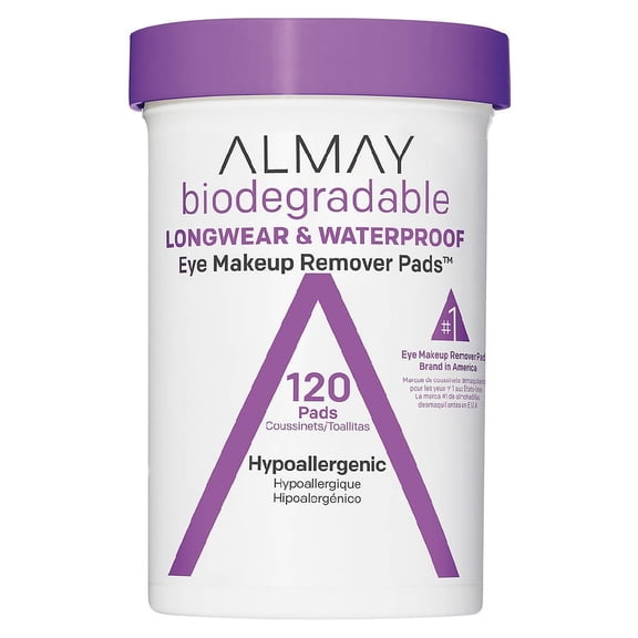 Almay Biodegradable Longwear & Waterproof Eye Makeup Remover Pads