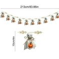 thumbnail image 3 of FeiFu Halloween Tags Creatives Wooden Bead Strings Beads Home Wall Hanging Doll Ornaments Adults Party Decor Spooky Festive Picks, 3 of 6
