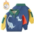 thumbnail image 5 of Esaierr Kids Boys Padded Sweater Toddler Knit Sweater Pullover Winter Cartoon Tops for 2-7Y, 5 of 5