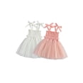 thumbnail image 4 of Kmbangi Baby Camisole Dress with Mesh Stitching Sweet Princess Clothing, 4 of 8