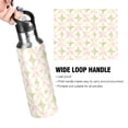 thumbnail image 4 of Yayeee 20oz Insulated Water Bottle Double Wall Stainless Steel with Flip Straw Lid, Pastel Pink Geometric, 4 of 7