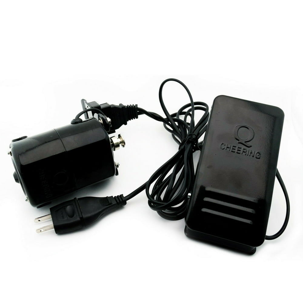 Home Domestic Sewing Machine Motor & Foot Control Pedal Set 110 Volt, 1