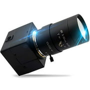 8MP Optical 10X Zoom 5-50mm Lens Webcam 2448P Mini USB Camera with Sony (1/3.2?) IMX179 Sensor,USB with Camera Industrial Aluminum Web Camera for Linux Windows Android Mac,Plug&Play,UVC