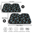 thumbnail image 3 of Kdxio Cool Off-Road Vehicle Print Windshield Sun Shade,UV Rays and Sun Heat Protection,Sunshade for Car Windshield,Car Shade Front Windshield -, 3 of 6