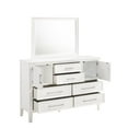thumbnail image 3 of New Classic Furniture Andover Wood Dresser with Mirror in White, 3 of 5
