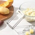 thumbnail image 1 of Paokuoon Presse-Purée Poignée Ergonomique Poignée Confortable en Acier Inoxydable Trou en Maille Uniforme Outil de Cuisine Polyvalent, 1 of 6
