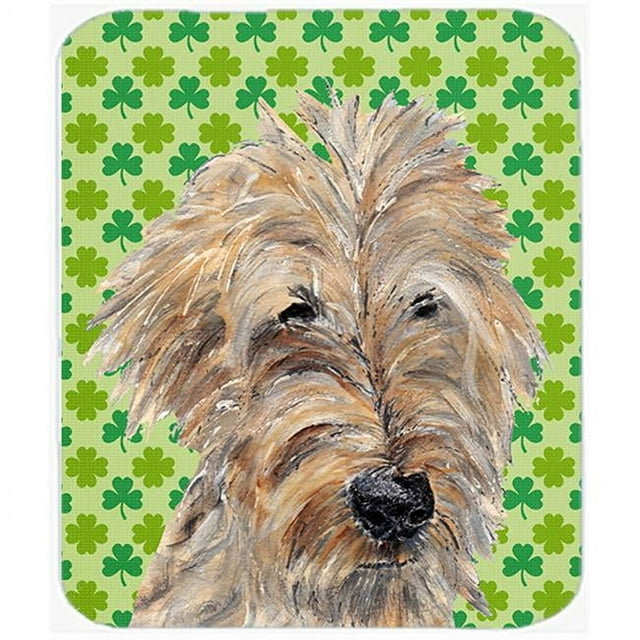 Carolines Treasures SC9577LCB 15 X 12 In. Goldendoodle St Patricks Irish Glass Cutting Board Large Size