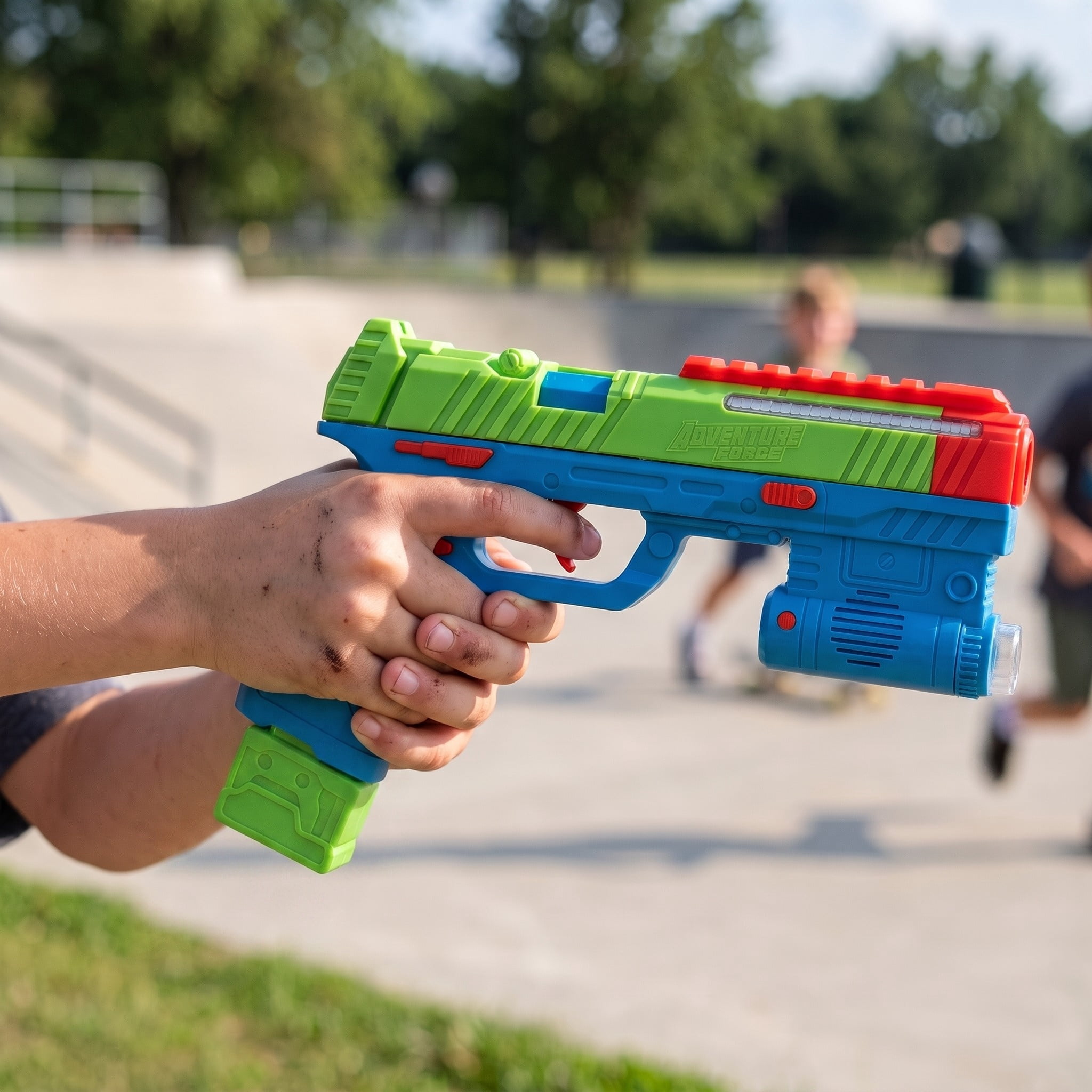 Adventure Force Vulture Play Pistol with Ejecting Shells, 14 Pieces