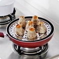 thumbnail image 2 of AFQH Steamer Rack for Cooking,Stainless Steel Steaming Rack, Steam Tray with Removable Legs for Steamer Cookware Baking Instant Pressure Cooker Multi-functional Steamer Basket Cooker Cooking, 2 of 10