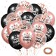 thumbnail image 2 of Yanonmyfd Rose Gold Birthday Balloons - 18pc Party Decorations with Confetti Latex Balloons for Women & Girls - Happy Birthday & Anniversary Celebrations,40th, 2 of 18