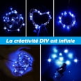 thumbnail image 3 of Cortina de luces azules de 3 x 3 m, 300 LED, para ventana, 10 modos de iluminación (blanco cálido/blanco frío), ideal para bodas, jardines y dormitorios., 3 of 5