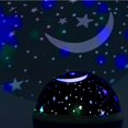 thumbnail image 4 of Luz nocturna para niños, proyección de estrellas de 360°, lámpara de proyección giratoria, luz de techo LED, luz nocturna para bebés, regalo para bebés (rosa), 4 of 4
