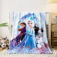 thumbnail image 2 of Frozen blanket. Four seasons blanket.for sofa, beds, living room, travel picnic blanket gifts, stranger things, 2 of 4