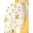 thumbnail image 5 of Aunavey Baby Girls' Star Tutu Glitter Ballet Triple Layer Tulle Dance Skirt Kids Princess Birthday Party Dress, 5 of 7