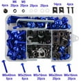 thumbnail image 4 of TopOne 177pcs/box Aluminum Windscreen Screws Colorful Fasteners Screws Set Motorcycle Fairing Bolt Kit Motorcycle Modified Parts, 4 of 8