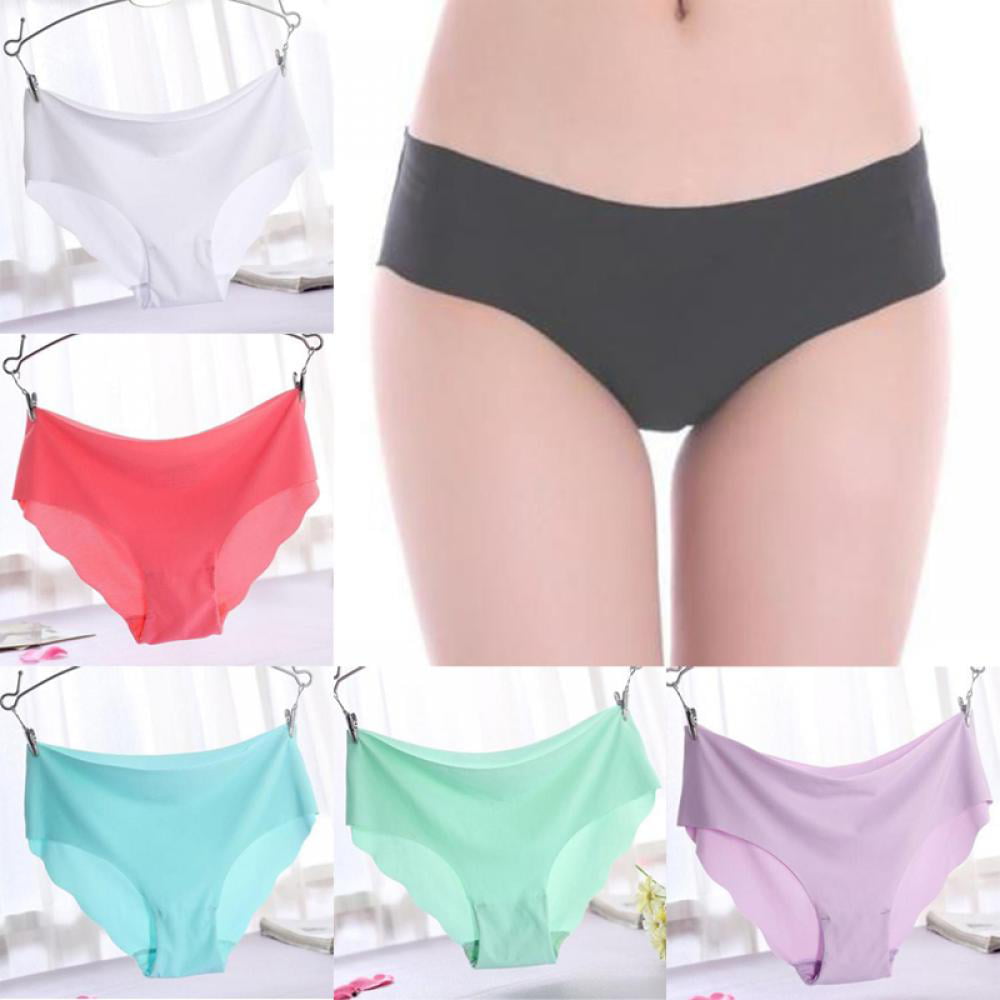 Womens Seamless Laser Cut Brief Panties Hipster Soft Stretch Underwear Pack  of 6