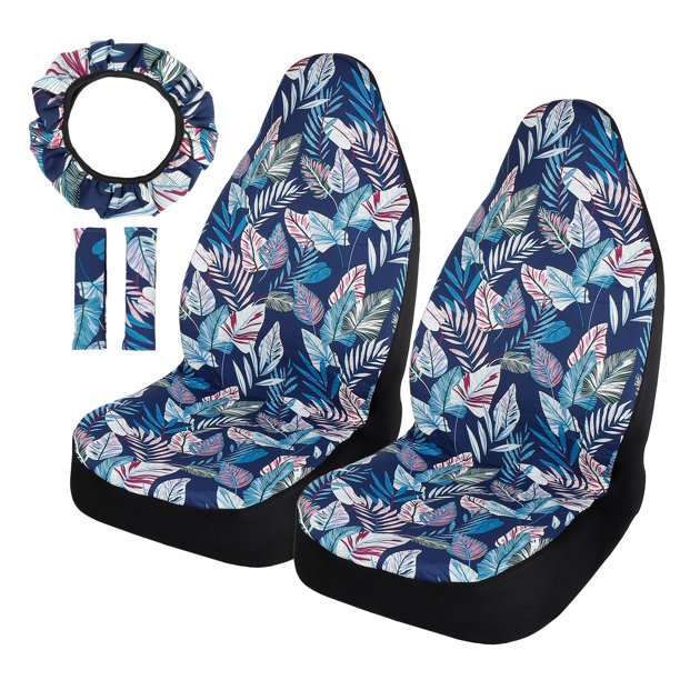 Unique Bargains Universal Multicolor Cotton Linen Front Seat Cover