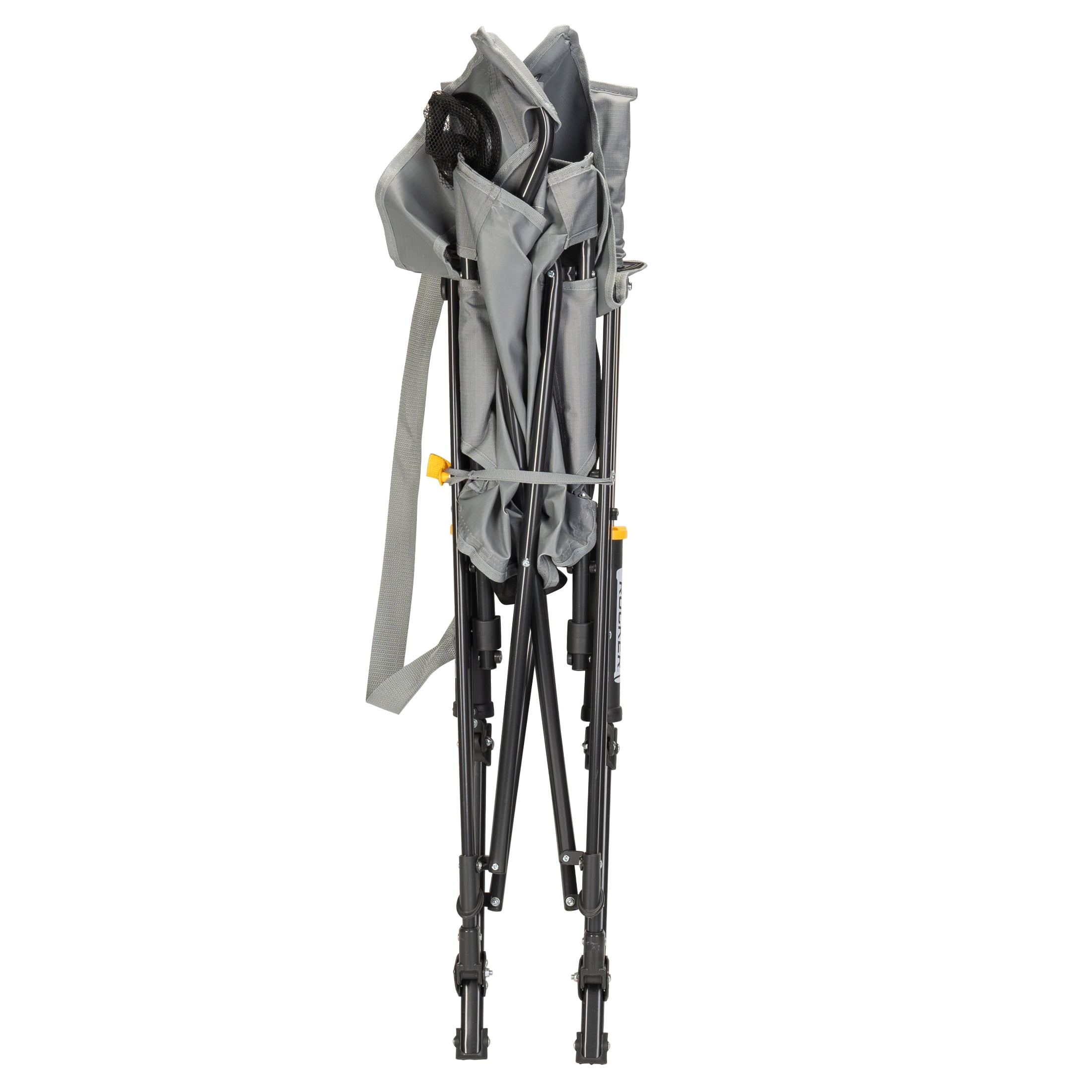 GCI Outdoor Comfort Pro Rocker Camping Chair with Mesh Backrest, Mercury Gray