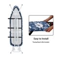 thumbnail image 4 of HELLHERO Valentine's Day Ironing Board Cover 15"x54" Featuring Blue White Floral, Iron Board Cover for Home Table Top and Gift for Mom, 4 of 5