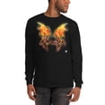 thumbnail image 5 of Bat Doodle Elemental Series: Fire Long Sleeve Shirt, 5 of 11