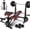 Red, variant on OPPSDECOR 900lbs 6 in 1 Weight Bench Set with Squat Rack, Workout Bench with Leg Extension Preacher Curl Rack Multi-Function Bench Press Set for Home Gym, ZWX1113 New Version Weight Bench