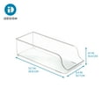 thumbnail image 4 of iDesign Crisp Plastic Fridge and Pantry Soda Bin, 14" x 10" x 3.75", 4 of 7