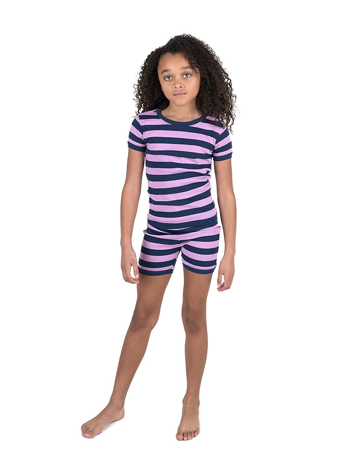 Leveret Leveret Shorts Pajamas Girls 2 Piece Pajamas Set 100 Cotton