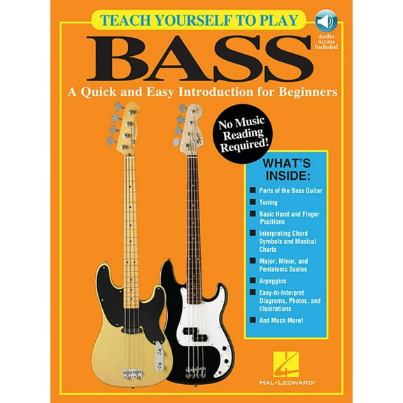 Teach Yourself to Play Bass: A Quick and Easy Introduction for Beginners, (Paperback)