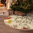 thumbnail image 5 of Sikiie Thanksgiving With A Grateful Heart Nativity Christmas Tree Skirt, Jesus Christian Winter Holiday Tree Mat Decoration(30-48IN)48", 5 of 6