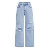 C1 A Light Blue cute jeans for teen girls