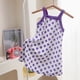 thumbnail image 1 of Vestido de verano para niñas con tirantes y estampado floral de seda helada, 1 of 6