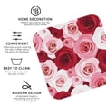 thumbnail image 4 of Kll Square Drink Coasters Set Of 4,Pu Leather Absorbent Coasters Set Decorative Coffee Cup Coasters Housewarming Gift For Home Decor-Rose, 4 of 9