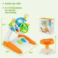 thumbnail image 3 of Gymax Kids Pretend Ride on Toy Driver Simulation Car Toddler Light Sound, 3 of 10