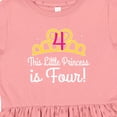 thumbnail image 4 of Inktastic 4th Birthday Princess Girls Crown Girls Toddler Dress, 4 of 5