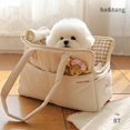 thumbnail image 4 of Bolso de hombro portátil para cachorros, bolsa para perros, gatos, chihuahuas, yorkshire, suministros para perros pequeños, transportador de perros, 4 of 5