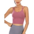 thumbnail image 2 of YouLoveIt Women Yoga Vest Underwear Yoga Fitness Sports Bra Comfort Underwear Athletic Vest Sport Bra Padded Vest Ladies Casual Vest, 2 of 8