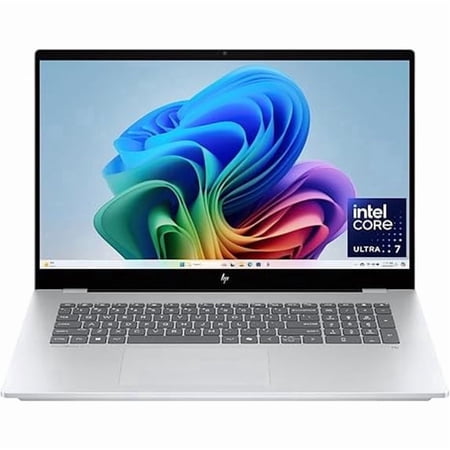 New HP OmniBook 7 17.3" Next Gen AI PC, FHD Touchscreen Display, Intel Core Ultra 7 256V, 16GB RAM, 1TB SSD, Intel Arc 140V GPU, Windows 11 Pro, Copilot+ PC, Silver, 17-dc0000nr