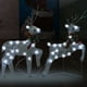 thumbnail image 2 of 40 luces LED de color blanco frío brillantes con diseño de reno navideño VidaXL, 2 of 9