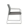 thumbnail image 4 of Fauteuil d'Appoint pour Réception et Salle d'Attente Gansett / Acier Argenté / Gris / Gris, 4 of 5