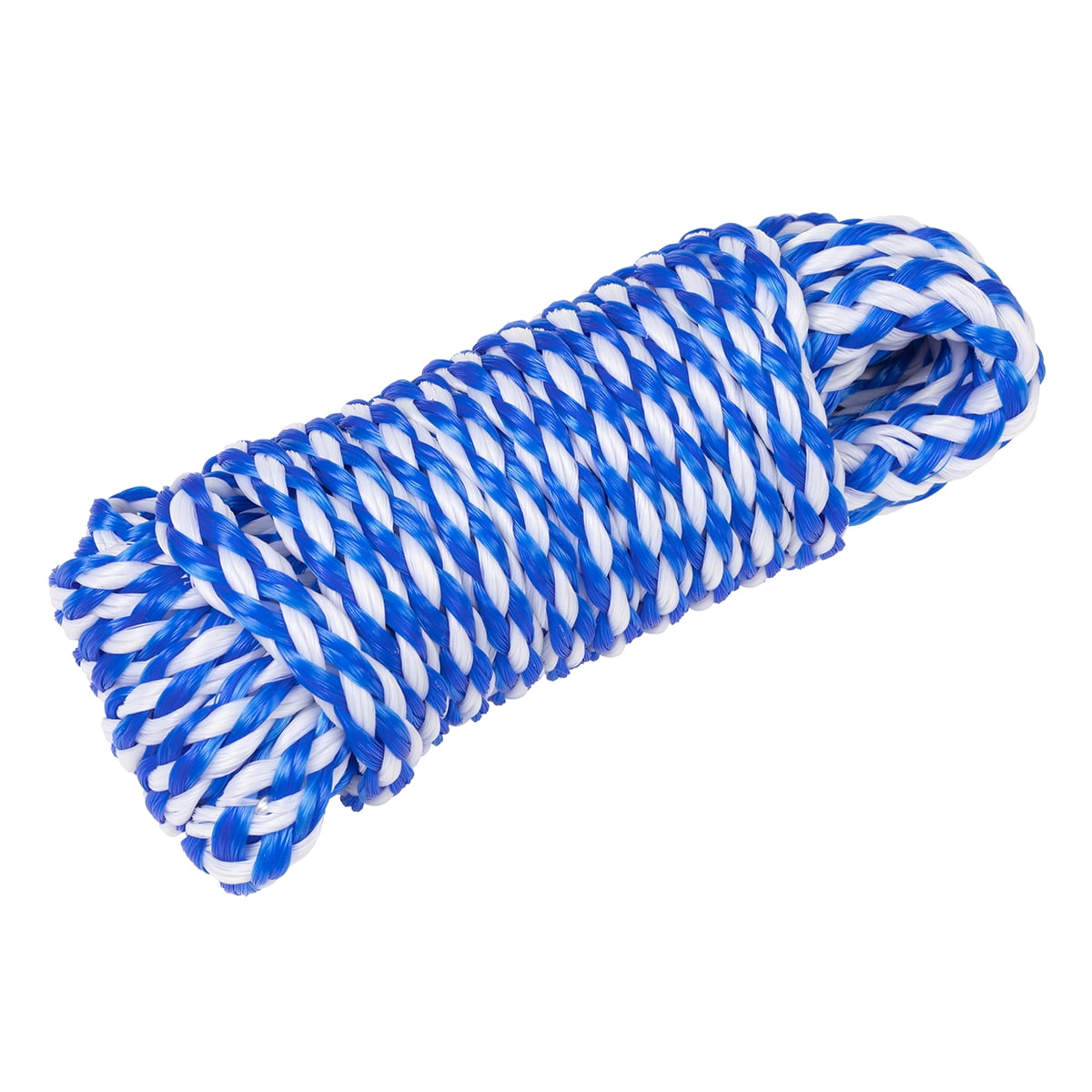 (2 pack) Ozark Trail 3/8 Inch x 15 Ft Marine Dock Line with Spliced Eye and 215 lb Load Capacity