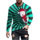 thumbnail image 2 of Blusas y camisas de manga larga con cuello redondo para hombre, estilo casual, cuello redondo, manga larga, camiseta estampada de Halloween, blusa de poliéster para hombre., 2 of 5
