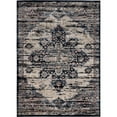 thumbnail image 2 of Luxe Weavers Waterloo Collection Floral Area Rug 8744 Navy Size 8x10, 2 of 6