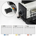 thumbnail image 5 of 21 Hole Comb Binder Rubber Ring/Clip Dual-Use Stapler Punching Binding Machine Binding 400 Sheets For Document Binding Financial Contract File Certificate, 5 of 7