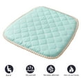 thumbnail image 4 of Mdesiwst Easy to Clean Chair Mat Chair Mat with Zipper Design Easy to Clean Strap Fixed Comfortable Seat Cushion for Home Office, 4 of 7
