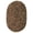 Brown, variant on Rhody Rug SA68R024X048 Sandi 2 x 4 ft. Tweed Indoor-Outdoor Oval Braided Rug, Bayleaf